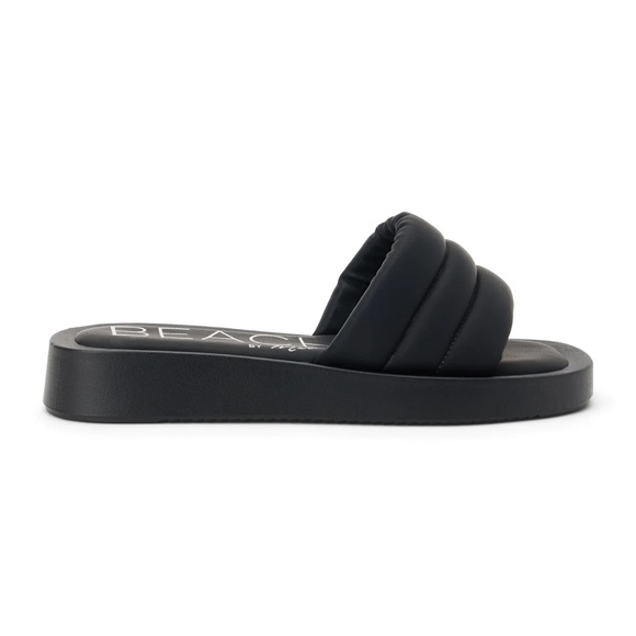 NIB Beach by Matisse Pax Slide Sandal in Black Size 8 - Picture 2 of 4